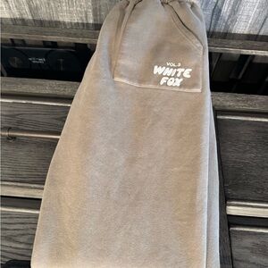 White Fox Boutique Gray Track Pants
